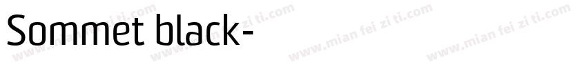 Sommet black字体转换